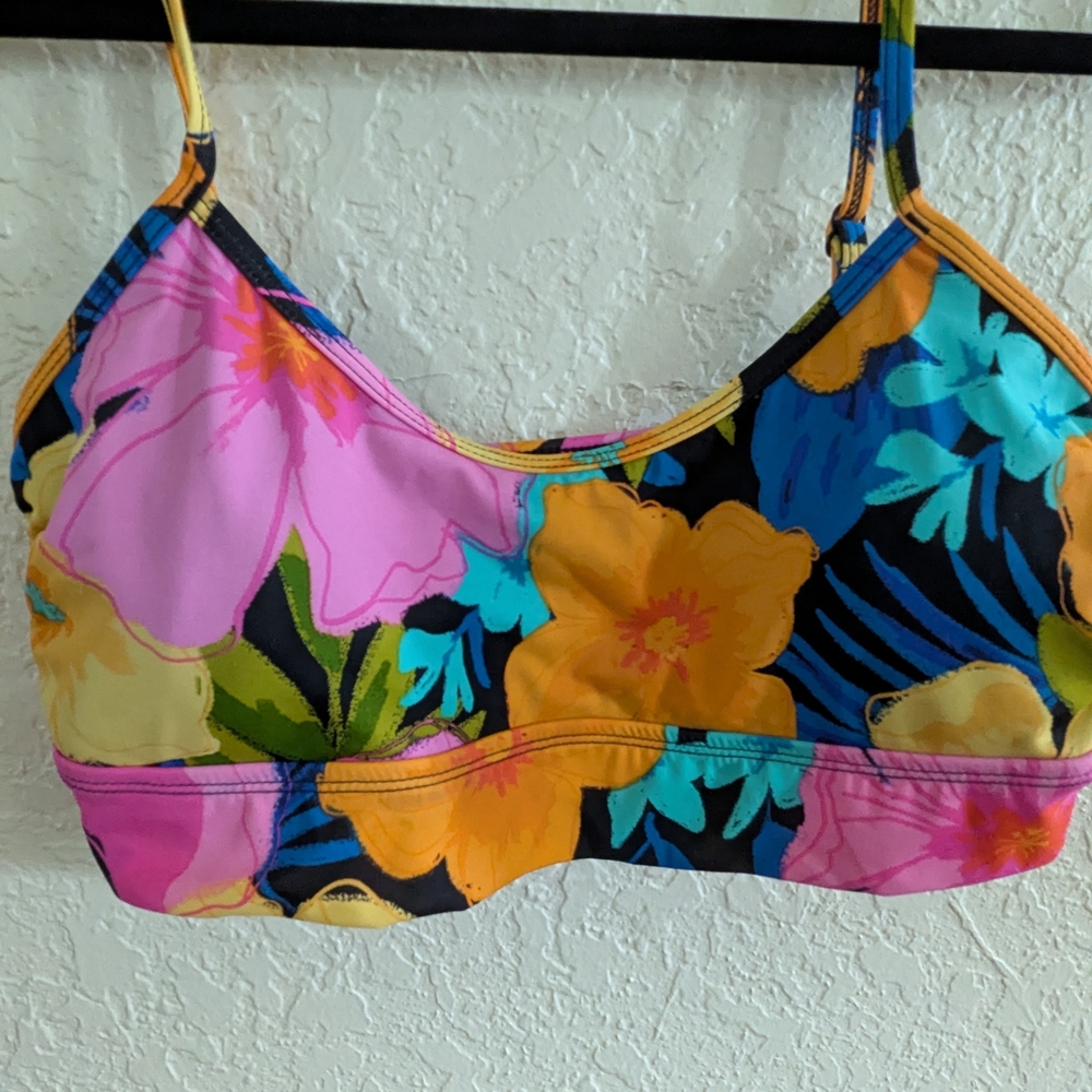 Floral Print Women's Bra